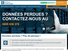 Tablet Screenshot of clinique-de-donnees.fr
